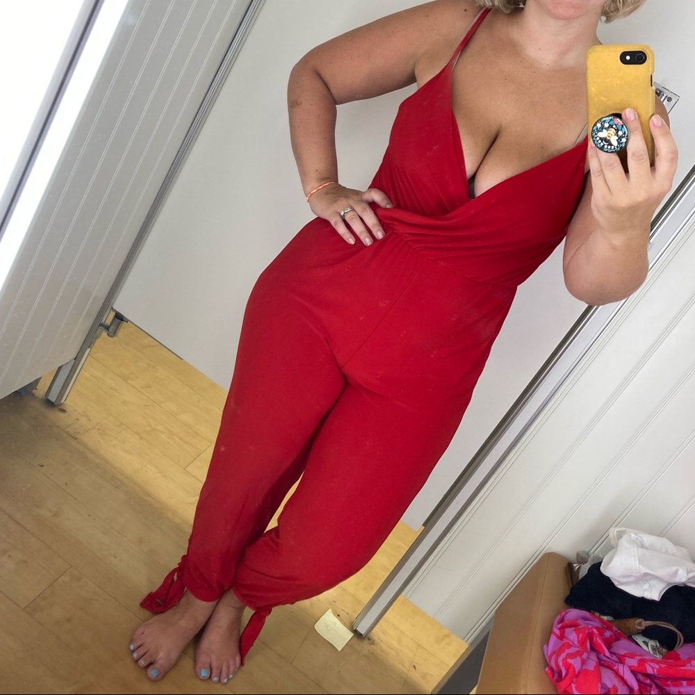 Red Rolla Coster jumpsuit